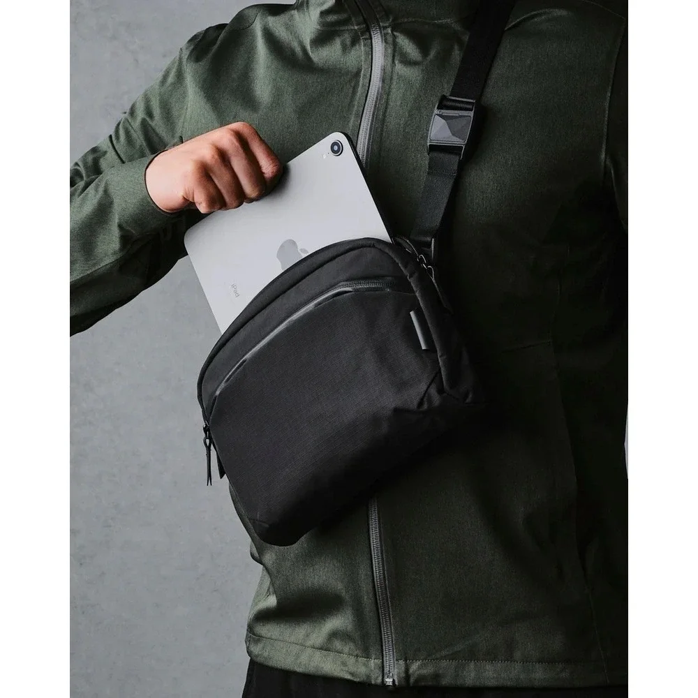 ALPAKA Flight Sling Bag Cross Body Pack Tactical Utility Travel Black New!